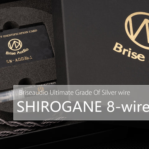 SHIROGANE 8-wire Ultimate earphone re-cable