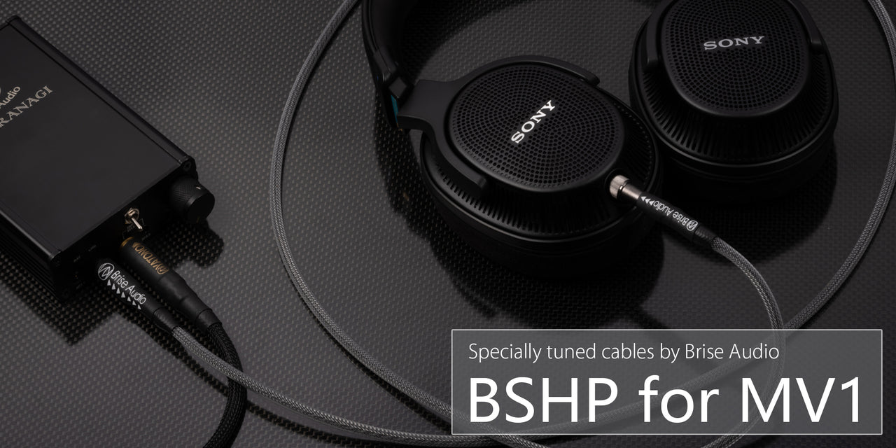 BSHP for MV1 headphone re-cable for SONY's MDR-MV1 headphones is available today, May 12.