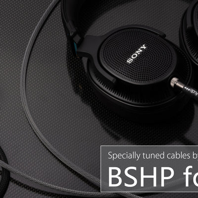 BSHP for MV1 headphone re-cable for SONY MDR-MV1 headphones