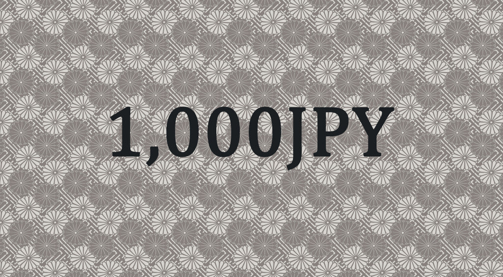 1,000JPY(Custom-made-ticket)